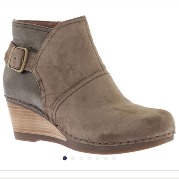 dansko wedge bootie